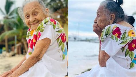 Fotos Abuelita De 97 Años Ve Por Primera Vez El Mar