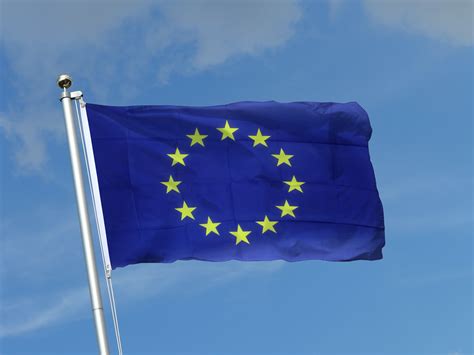 europaeische union eu fahne kaufen    cm flaggenplatzde