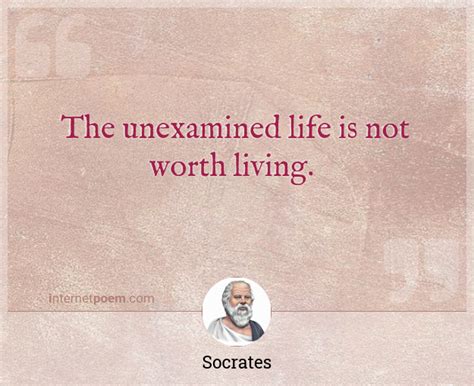 🎉 a life unexamined the unexamined life is not worth living 2022 11 03