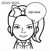 Jojo Siwa Girls Albanysinsanity Drawing sketch template