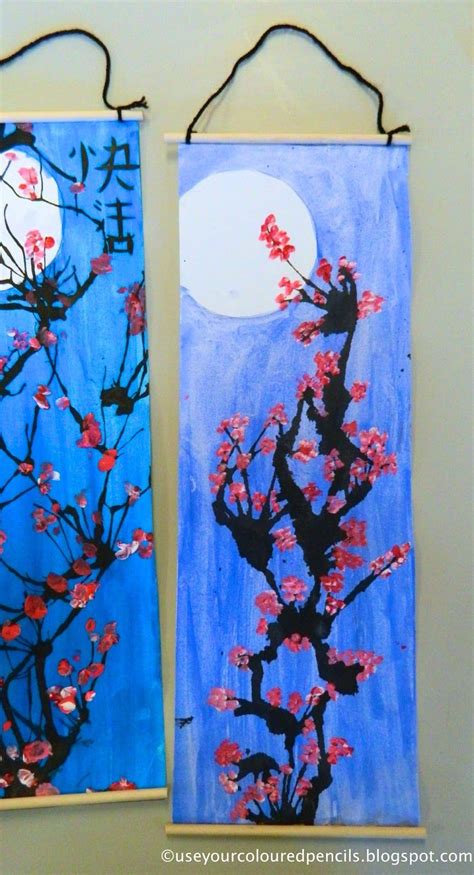 chinese scroll paintings asian art projects chinese crafts