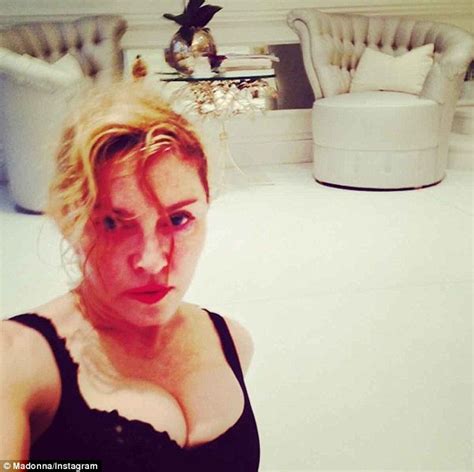 Madonna Goes On Instagram Rampage Uploading Busty Selfies