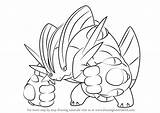 Swampert sketch template