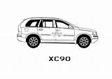 Xc90 sketch template