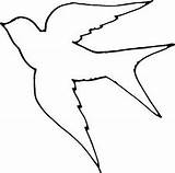 Bird Outline Simple Template Tattoo Choose Board Birds sketch template