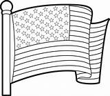 Flag Coloring States United Printable Getcolorings sketch template