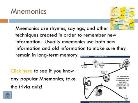 memory techniques powerpoint  id