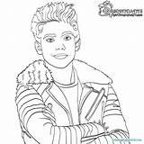 Coloring Pages Mal Evie Descendants Getcolorings Disney sketch template