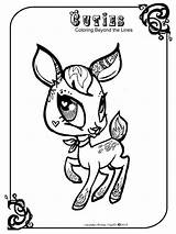 Coloring Pages Cuties Printable sketch template