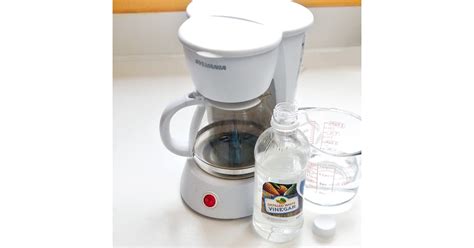 clean coffee pot  vinegar kitchen hacks  parents popsugar