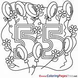 Happy Birthday Coloring Pages Years Sheet Title sketch template