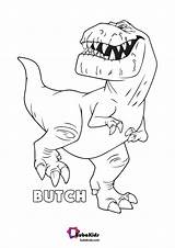 Butch Trex Bubakids sketch template