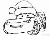 Mcqueen Coloring Lightning Pages Printable Christmas Kids sketch template