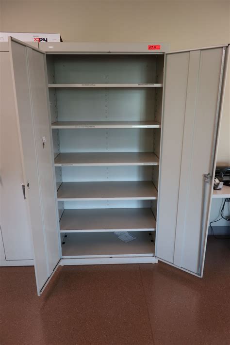 metal storage cabinet  door  drawer oahu auctions