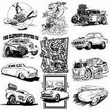 Pages Coloring Cars Hot Rod Exhibitions sketch template