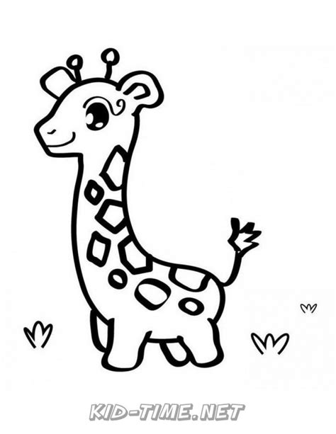 baby giraffe coloring pages  kids time fun places  visit