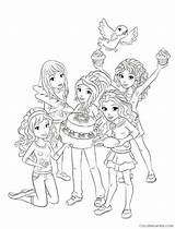 Lego Coloring Pages Coloring4free Friends Girls Related Posts sketch template
