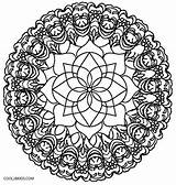 Kaleidoscope Coloring Pages Printable Flower Kids Color Cool2bkids Adults Print Getcolorings sketch template
