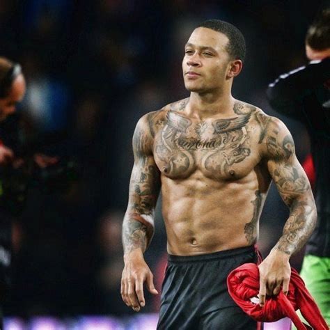 Memphis Depay Fit Males Shirtless And Naked