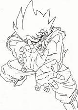 Kamehameha Goku Coloring Son Gohan Father Pages Deviantart Template sketch template