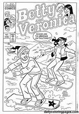 Coloring Pages Archie Comics Book Riverdale Colouring Christmas Betty Veronica Comic Adult Cartoon Sheets Characters Sports Books Choose Board Colorear sketch template