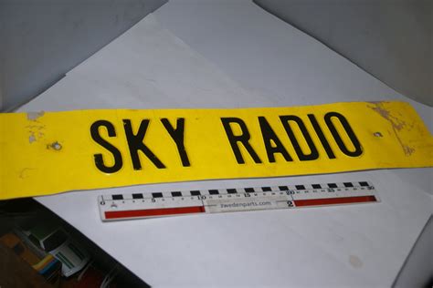 nummerbord sky radio zwedenpartscom