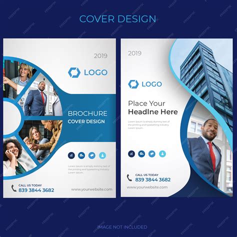 premium vector brochure cover design