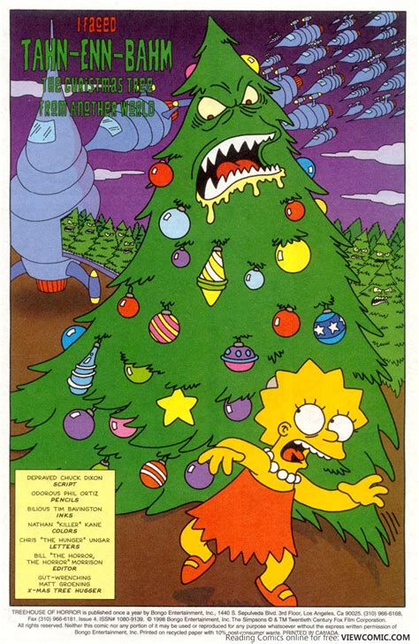 Bart Simpsons Treehouse Of Horror 004 1998 Read Bart Simpsons