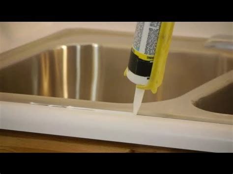 How to Caulk & Seal a Kitchen Sink on a Laminate