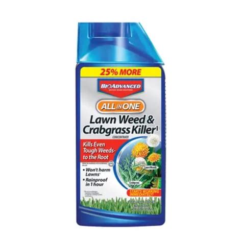 Bioadvanced All In One Lawn Weed And Crabgrass Killer 40 Oz Concentrate