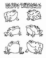 Frogs Favor sketch template