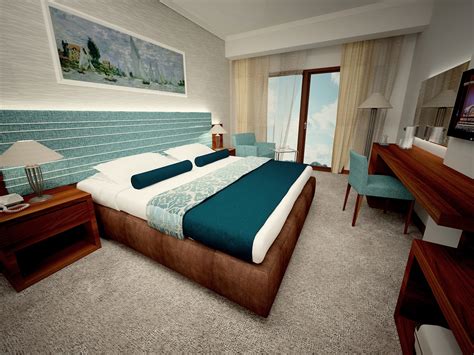 simple hotel room design  behance