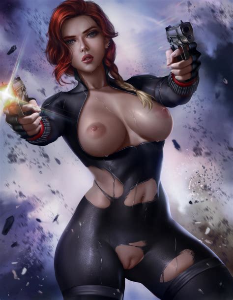 Rule 34 1girls Absurdres Areolae Avengers Black Widow