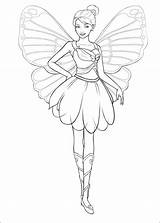 Barbie Coloring Pages Colouring Color Printable Ballerina Princess sketch template