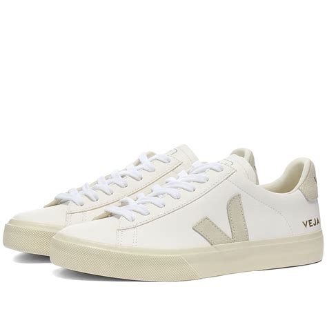 veja womens campo sneaker white natural