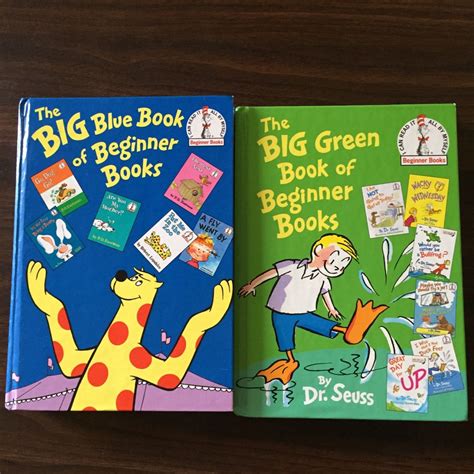 dr seuss big books  big green book  big blue book books