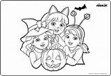 Nick Jr Coloring Pages Halloween Getcolorings sketch template
