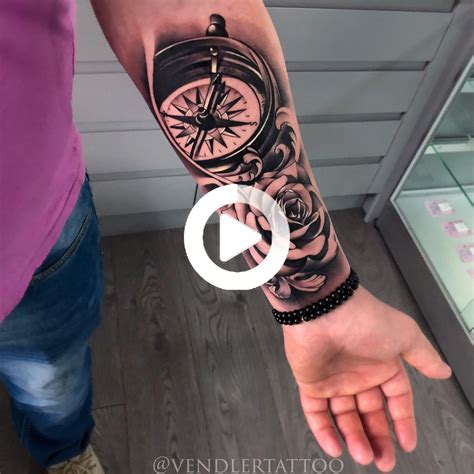 Rose Upper Arm Half Sleeve Tattoos For Men Lower Arm Best Tattoo Ideas