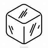 Hielo Cubo Colorear Cubes Ghiaccio Eiswürfel Cubetto Batu Clipground Icecube Cubitos Shaker Ultracoloringpages sketch template