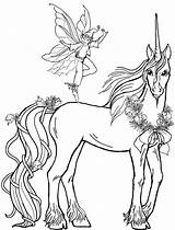 Coloring Unicorn Pages Printable Adults Print sketch template