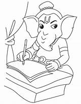 Ganesh Drawing Ganesha Lord Children Easy Ganpati Coloring Pages Kids Drawings Sketch Quality Beautiful High Bappa Getdrawings Do Template sketch template
