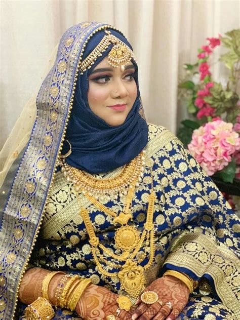 Pin By Jasmin Beegum On Hijab With Saree Bengali Bridal