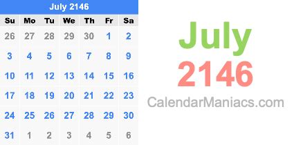 july  calendar