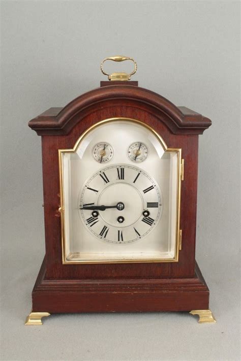 working junghans 8 day westminster chiming mantel clock mantel clock