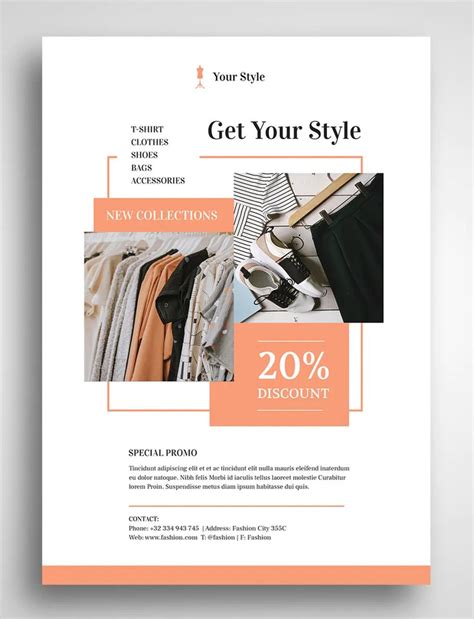 fashion discount flyer template fashion poster design flyer design