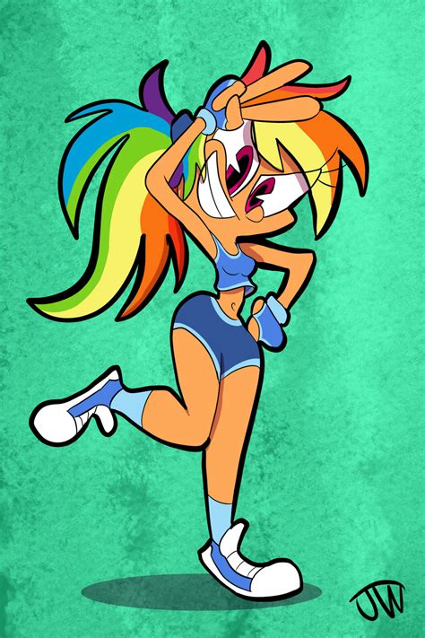 human rainbow dash  joeywaggoner  deviantart