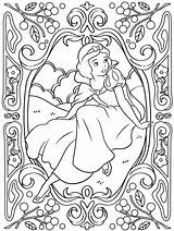 Coloring Disney Princess Pages Adults Frozen Getdrawings sketch template