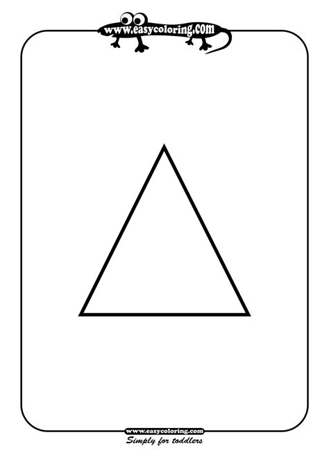coloring pages  tracing  triangle sketch coloring page