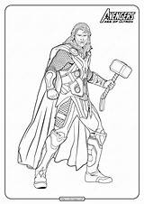 Thor Coloring Pages Avengers Marvel Colouring Superhero Man Choose Board Thunder Drawing sketch template