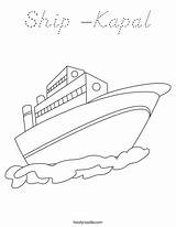 Worksheet Ship Coloring Kapal Print Ll Twistynoodle Favorites Login Add Built California Usa Noodle Outline sketch template